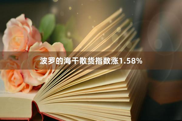 波罗的海干散货指数涨1.58%